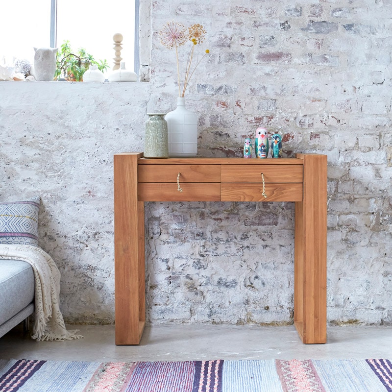 Read more about the article A teak console table