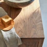 Focus on walnut: <br>our bathroom collections